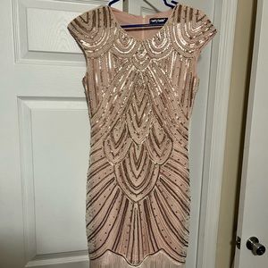 Women’s 1920’s style flapper dress.